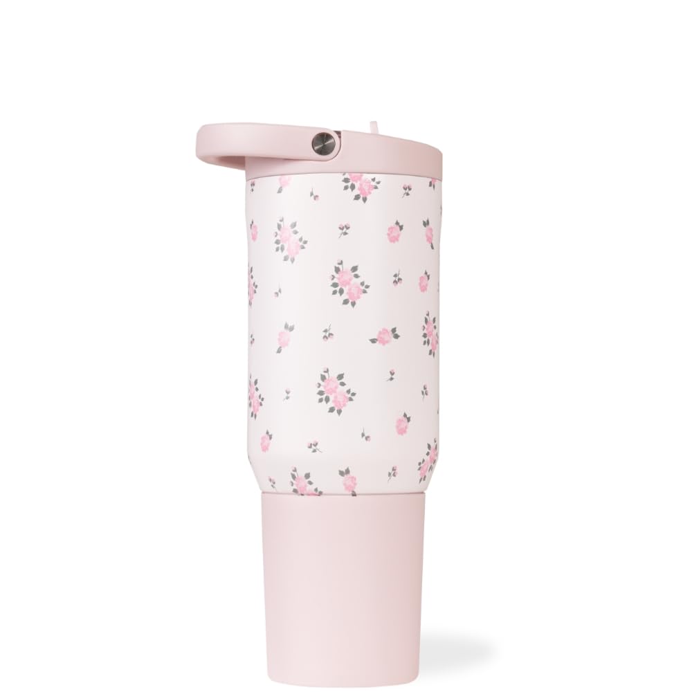 HydroJug Sport 20 oz Insulated Stainless Steel Water Bottle, Primrose