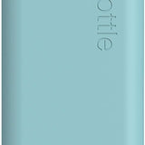 memobottle SLIM (Sea Mist) Bundle - 15oz (450ml) - Bottle, silicone sleeve & lid | Sleek, Slim & Flat Water Bottle for Bags & Laptops | BPA Free Tritan | Modern, Minimalist | Ideal for Daily Use