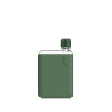 memobottle SLIM (Sea Mist) Bundle - 15oz (450ml) - Bottle, silicone sleeve & lid | Sleek, Slim & Flat Water Bottle for Bags & Laptops | BPA Free Tritan | Modern, Minimalist | Ideal for Daily Use