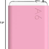 memobottle A6 (Cherry blossom) Bundle - 12oz (375ml) - Bottle, silicone sleeve & lid | Compact Water Bottle For Bags & Small Pockets | BPA Free Tritan | Modern, Minimalist | For Gym & Work