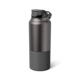 BrüMate Rise 25oz Water Bottle With 100% Leakproof Covered Silicone Straw | Insulated Stainless Steel Water Bottle | Cup-Holder Friendly | Fast Flow | Soft Sip Silicone Spout | BPA-Free (Sage)