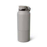 BrüMate Rise 25oz Water Bottle With 100% Leakproof Covered Silicone Straw | Insulated Stainless Steel Water Bottle | Cup-Holder Friendly | Fast Flow | Soft Sip Silicone Spout | BPA-Free (Sage)