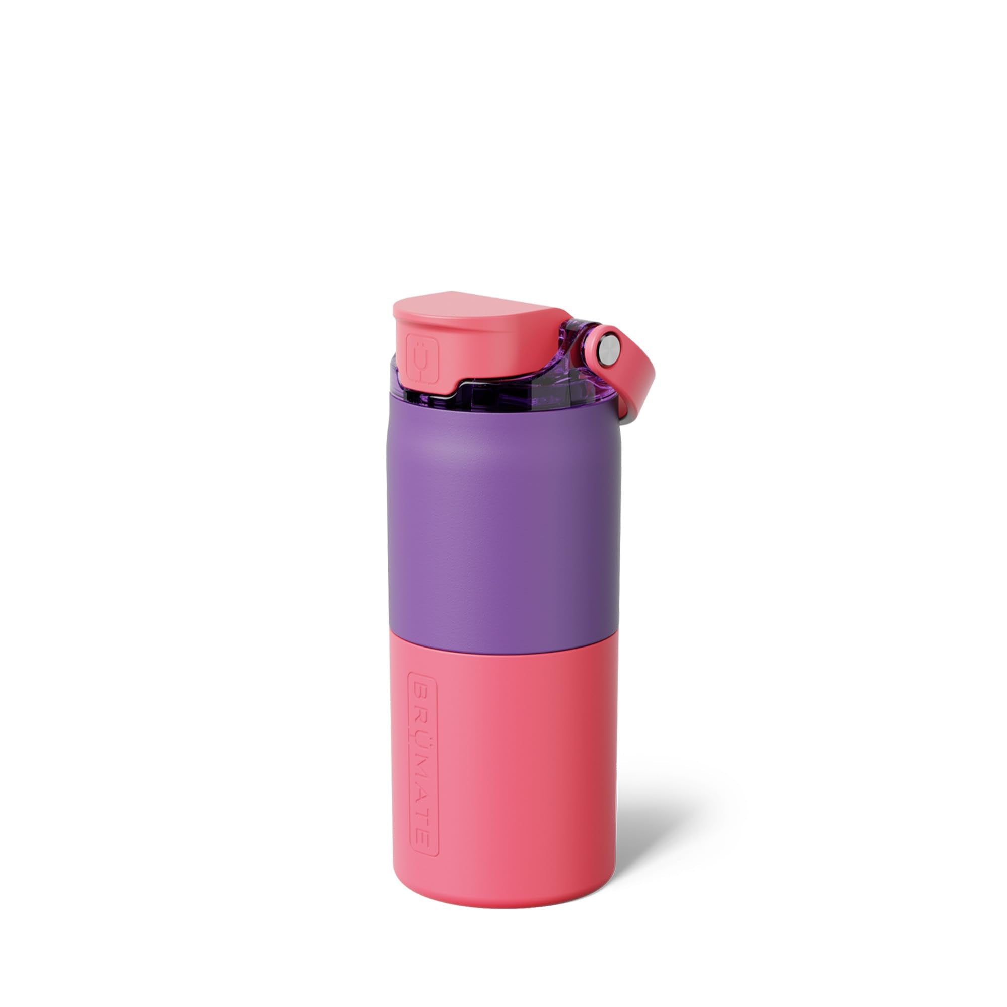 BrüMate Rise 25oz Water Bottle With 100% Leakproof Covered Silicone Straw | Insulated Stainless Steel Water Bottle | Cup-Holder Friendly | Fast Flow | Soft Sip Silicone Spout | BPA-Free (Sage)