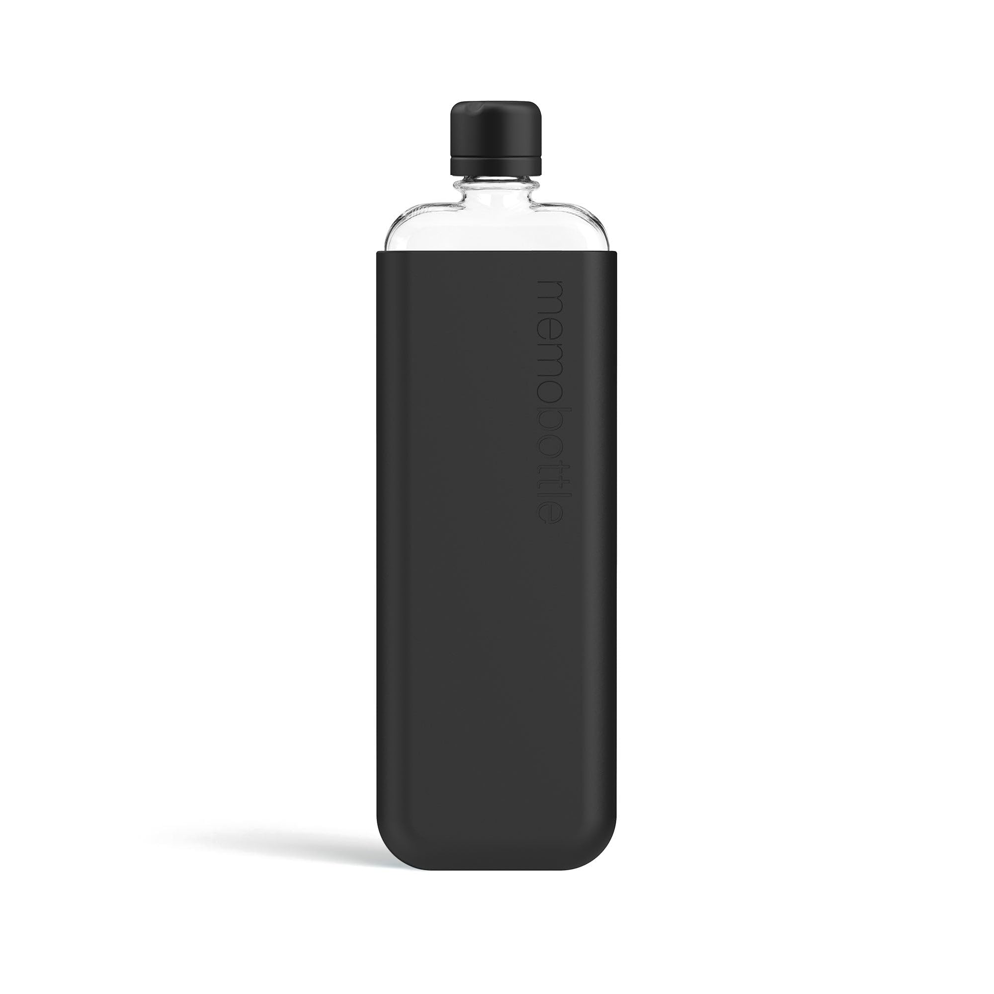 memobottle SLIM (Sea Mist) Bundle - 15oz (450ml) - Bottle, silicone sleeve & lid | Sleek, Slim & Flat Water Bottle for Bags & Laptops | BPA Free Tritan | Modern, Minimalist | Ideal for Daily Use