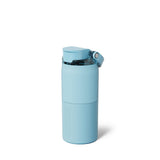 BrüMate Rise 25oz Water Bottle With 100% Leakproof Covered Silicone Straw | Insulated Stainless Steel Water Bottle | Cup-Holder Friendly | Fast Flow | Soft Sip Silicone Spout | BPA-Free (Sage)