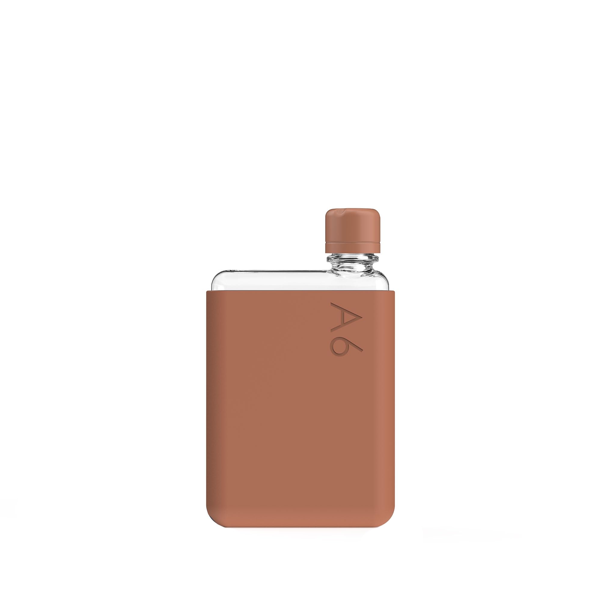 memobottle SLIM (Sea Mist) Bundle - 15oz (450ml) - Bottle, silicone sleeve & lid | Sleek, Slim & Flat Water Bottle for Bags & Laptops | BPA Free Tritan | Modern, Minimalist | Ideal for Daily Use