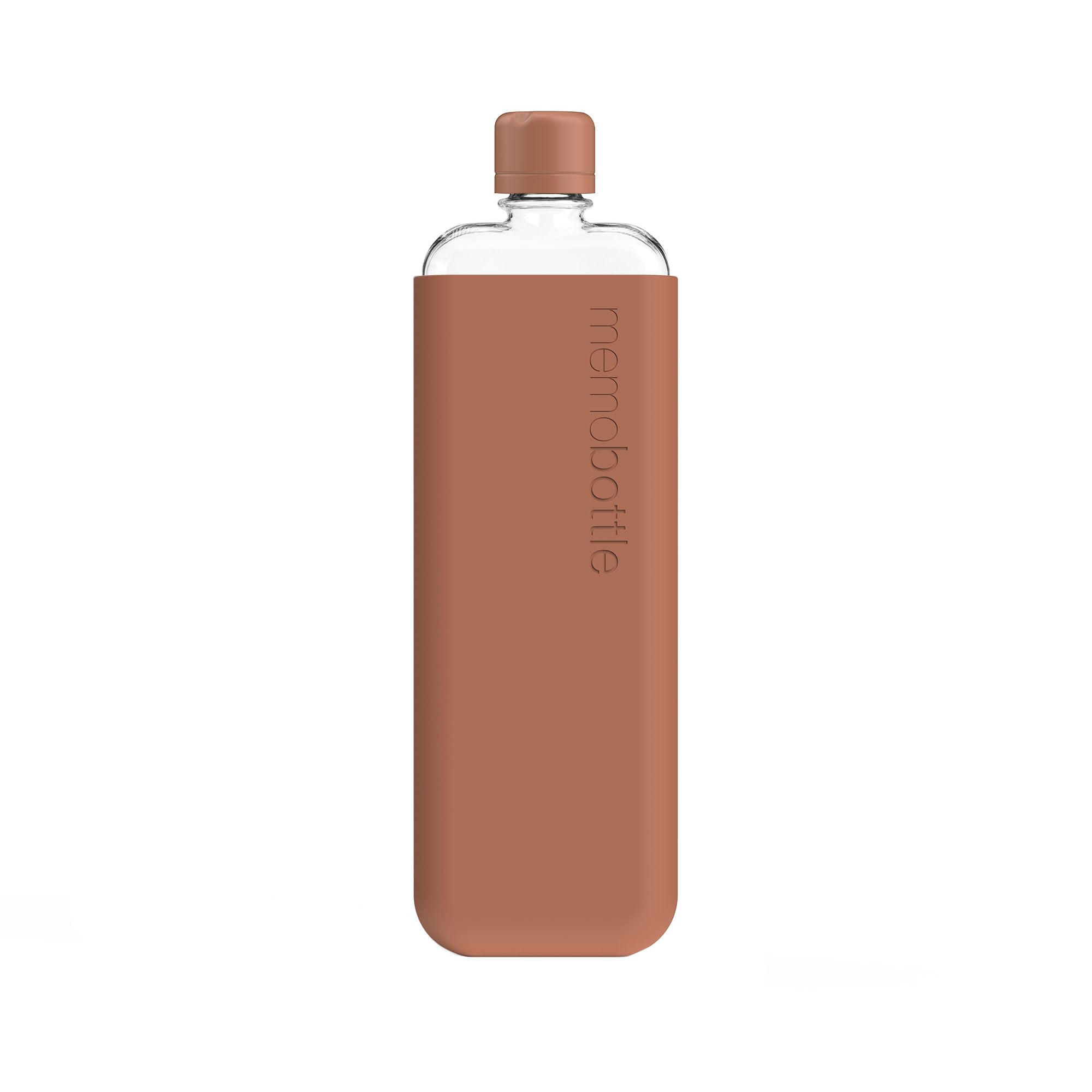 memobottle SLIM (Sea Mist) Bundle - 15oz (450ml) - Bottle, silicone sleeve & lid | Sleek, Slim & Flat Water Bottle for Bags & Laptops | BPA Free Tritan | Modern, Minimalist | Ideal for Daily Use