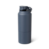 BrüMate Rise 25oz Water Bottle With 100% Leakproof Covered Silicone Straw | Insulated Stainless Steel Water Bottle | Cup-Holder Friendly | Fast Flow | Soft Sip Silicone Spout | BPA-Free (Sage)