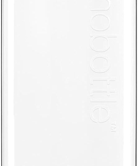 memobottle Slim - 15oz (450ml) - Sleek, Slim & Flat Water Bottle for Bags, Laptops & Books | BPA Free Tritan | Modern, Minimalist | Ideal for Gym & Daily Use