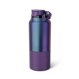BrüMate Rise 25oz Water Bottle With 100% Leakproof Covered Silicone Straw | Insulated Stainless Steel Water Bottle | Cup-Holder Friendly | Fast Flow | Soft Sip Silicone Spout | BPA-Free (Sage)