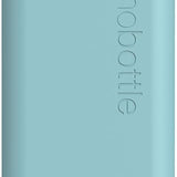 memobottle SLIM (Sea Mist) Bundle - 15oz (450ml) - Bottle, silicone sleeve & lid | Sleek, Slim & Flat Water Bottle for Bags & Laptops | BPA Free Tritan | Modern, Minimalist | Ideal for Daily Use