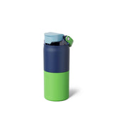 BrüMate Rise 25oz Water Bottle With 100% Leakproof Covered Silicone Straw | Insulated Stainless Steel Water Bottle | Cup-Holder Friendly | Fast Flow | Soft Sip Silicone Spout | BPA-Free (Sage)