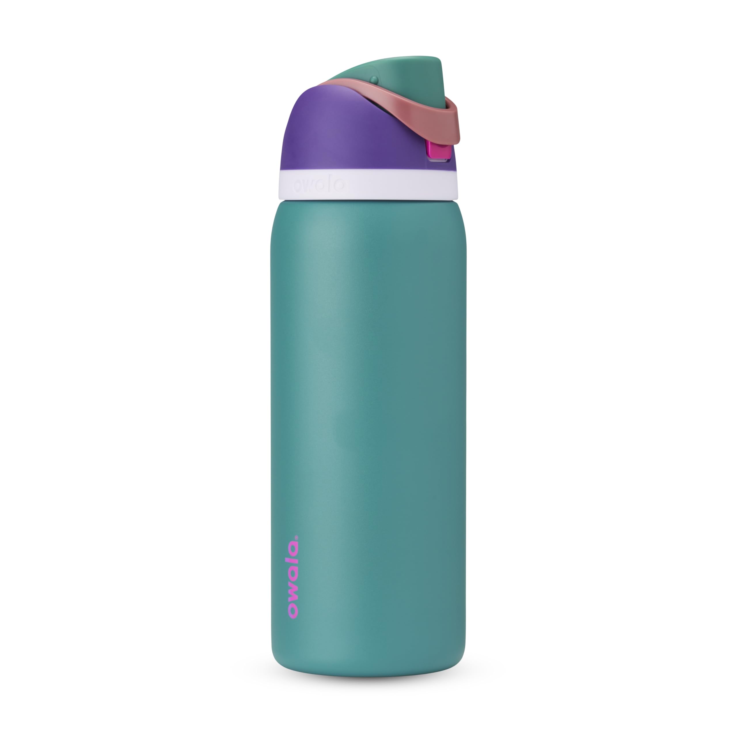 Owala FreeSip Stainless Steel Water Bottle 24 oz Very, Very Dark