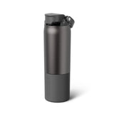 BrüMate Rise 25oz Water Bottle With 100% Leakproof Covered Silicone Straw | Insulated Stainless Steel Water Bottle | Cup-Holder Friendly | Fast Flow | Soft Sip Silicone Spout | BPA-Free (Sage)