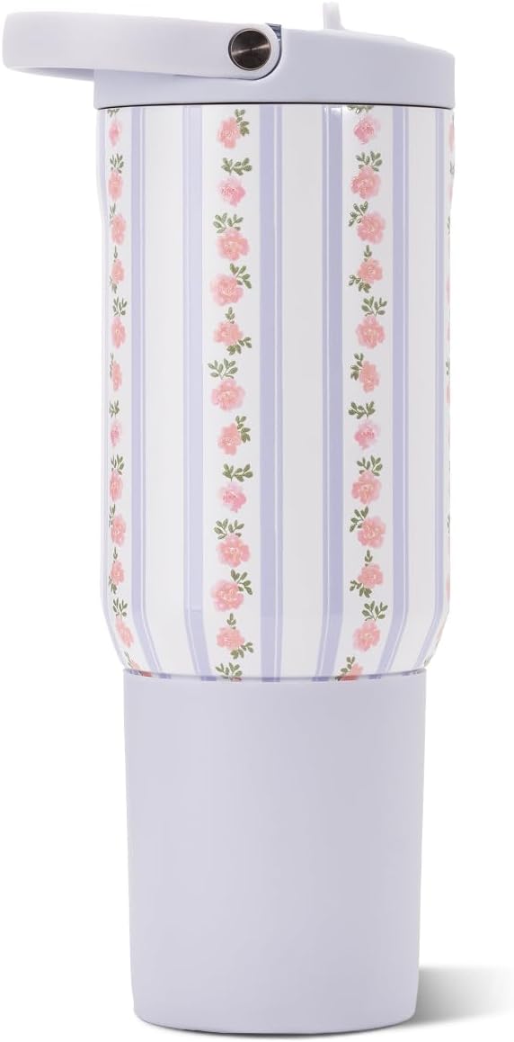HydroJug Sport 20 oz Insulated Stainless Steel Water Bottle, Primrose