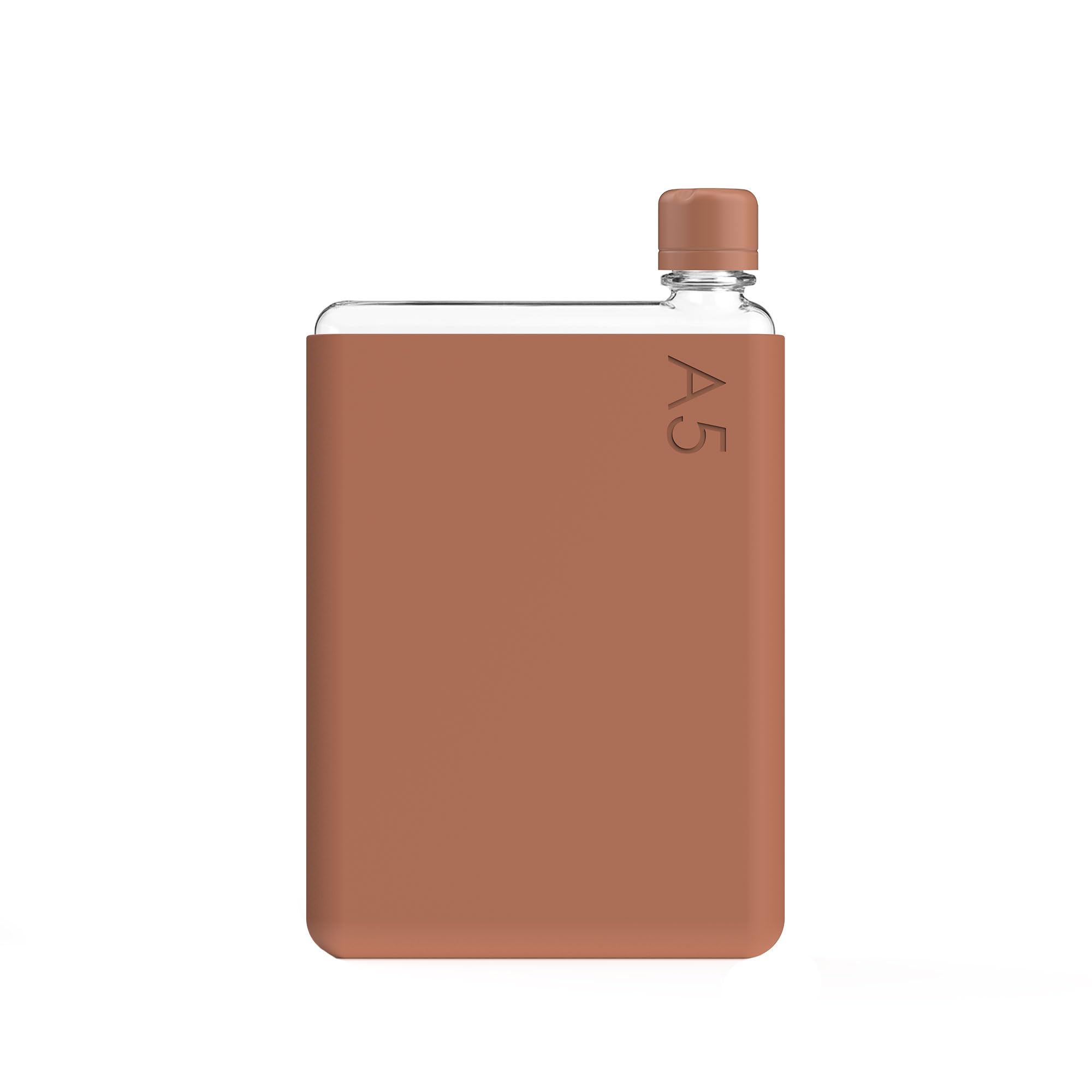memobottle SLIM (Sea Mist) Bundle - 15oz (450ml) - Bottle, silicone sleeve & lid | Sleek, Slim & Flat Water Bottle for Bags & Laptops | BPA Free Tritan | Modern, Minimalist | Ideal for Daily Use