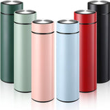 Tioncy 6 Pcs Stainless Steel Water Bottle 16.9 oz Insulated Water Bottle Skinny cup Portable Slim Flask Travel Mug for Purse Lunch Bag Coffee Tea Drink Office Sports Indoors & Outdoors(Mixed)