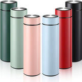 Tioncy 6 Pcs Stainless Steel Water Bottle 16.9 oz Insulated Water Bottle Skinny cup Portable Slim Flask Travel Mug for Purse Lunch Bag Coffee Tea Drink Office Sports Indoors & Outdoors(Mixed)