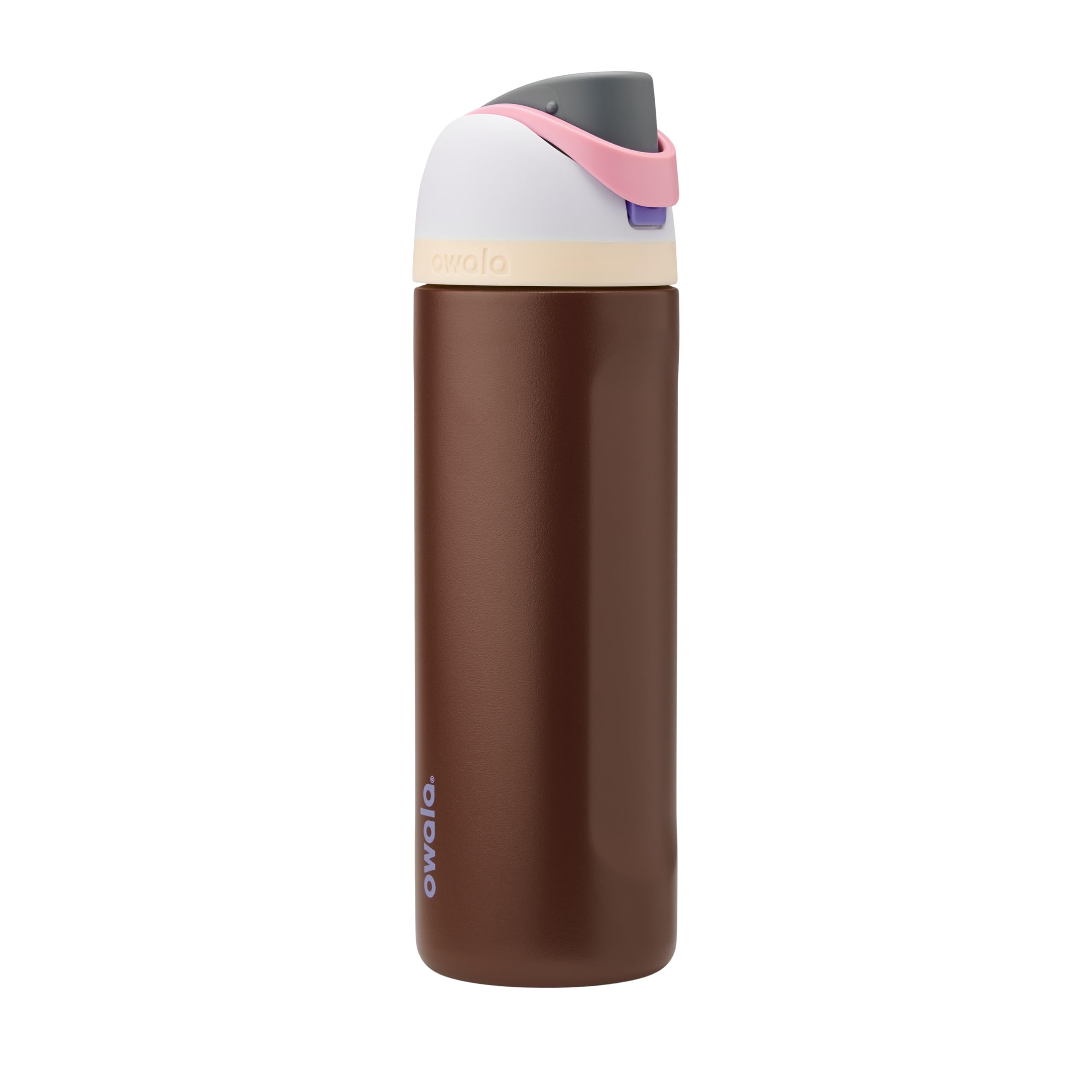 Owala FreeSip Stainless Steel Water Bottle 24 oz Very, Very Dark