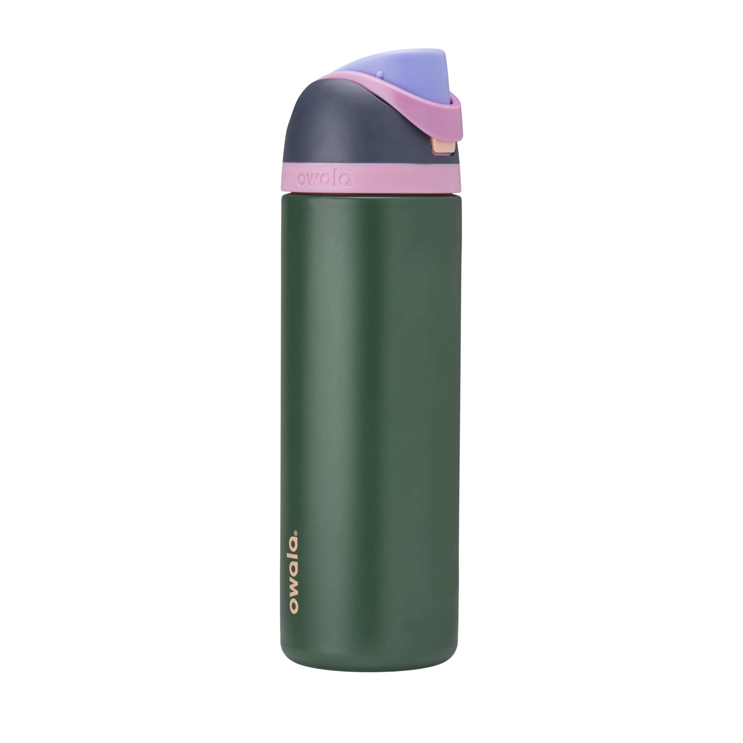 Owala FreeSip Stainless Steel Water Bottle 24 oz Very, Very Dark