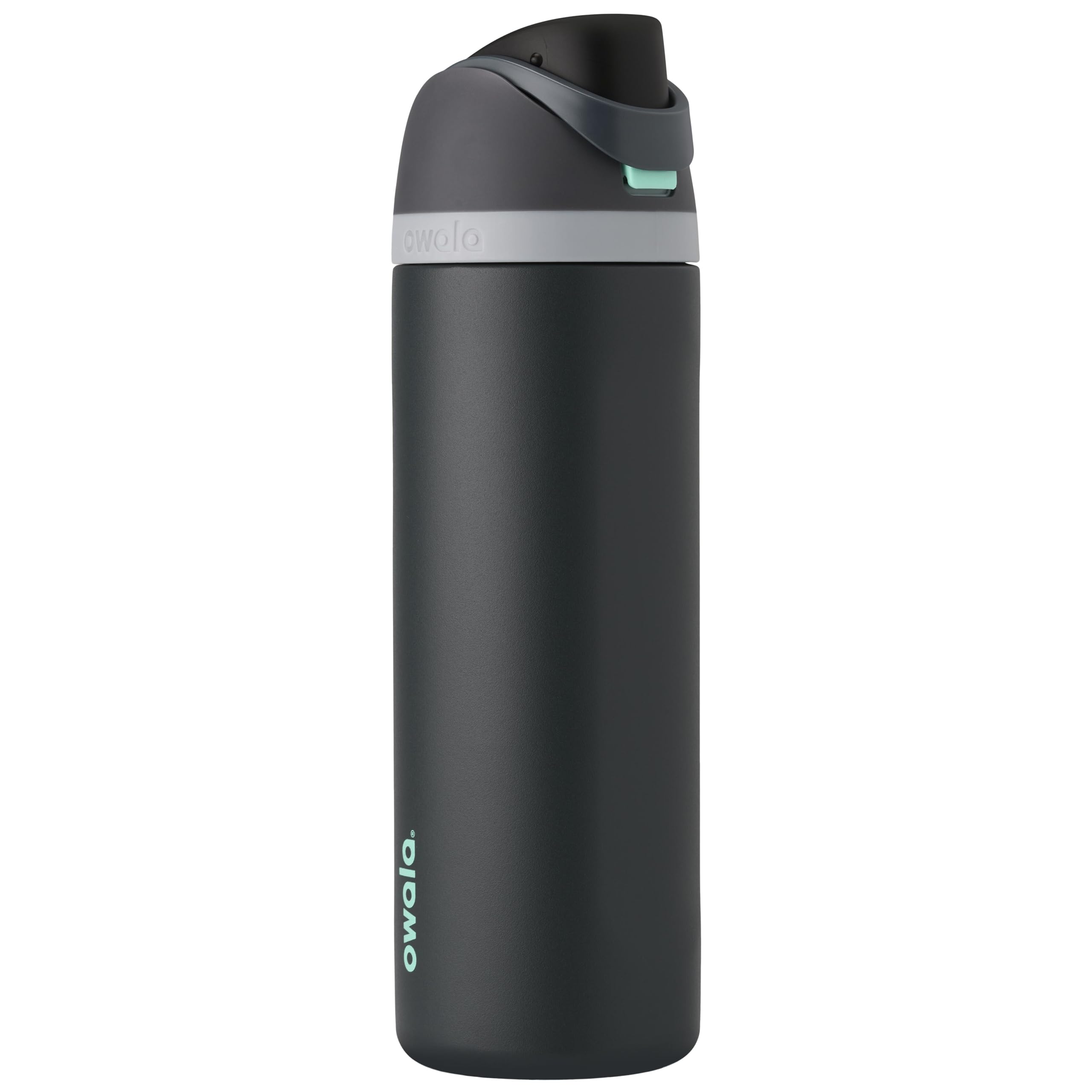 Owala FreeSip Stainless Steel Water Bottle 24 oz Very, Very Dark