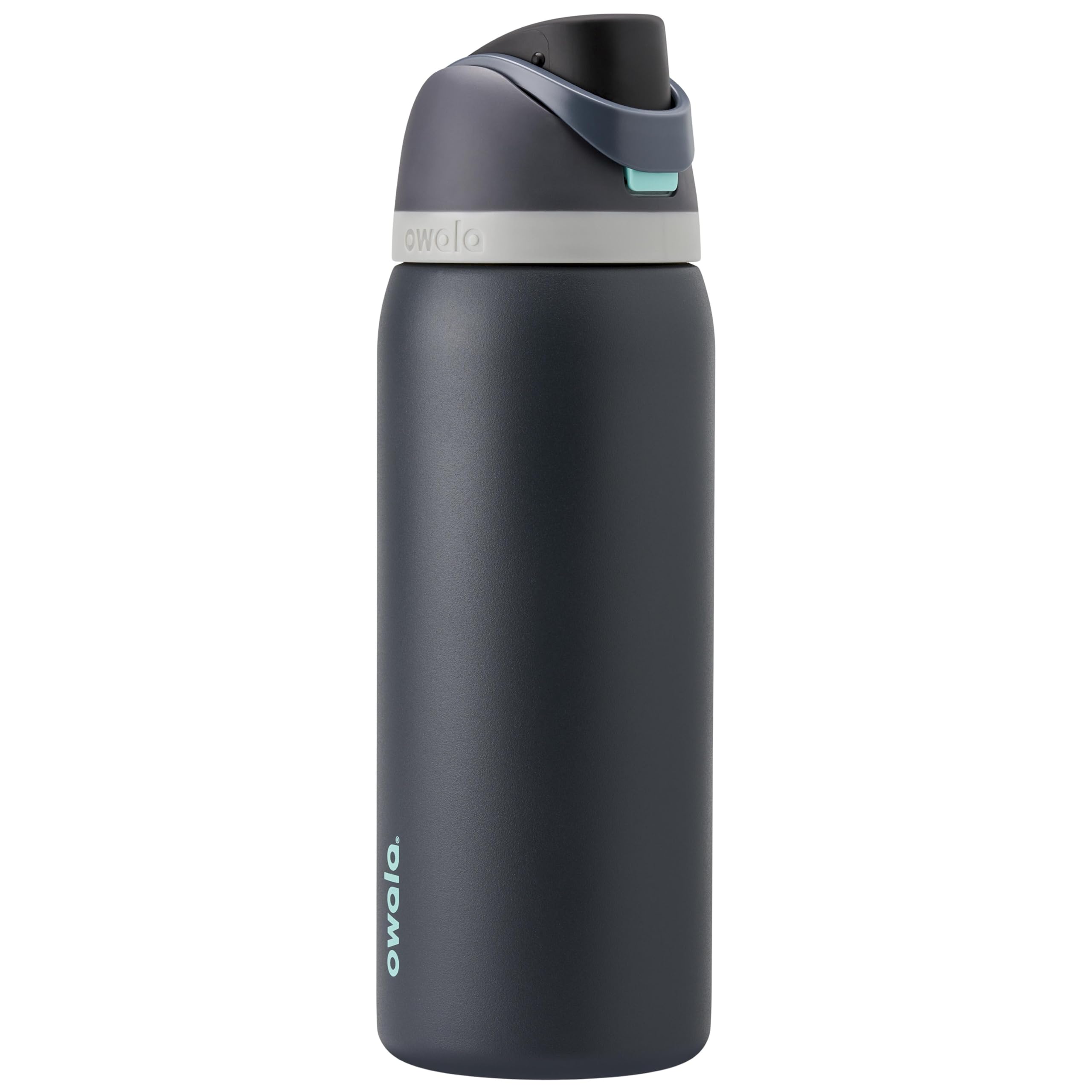 Owala FreeSip Stainless Steel Water Bottle 24 oz Very, Very Dark