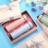 Tioncy 6 Pcs Stainless Steel Water Bottle 16.9 oz Insulated Water Bottle Skinny cup Portable Slim Flask Travel Mug for Purse Lunch Bag Coffee Tea Drink Office Sports Indoors & Outdoors(Mixed)