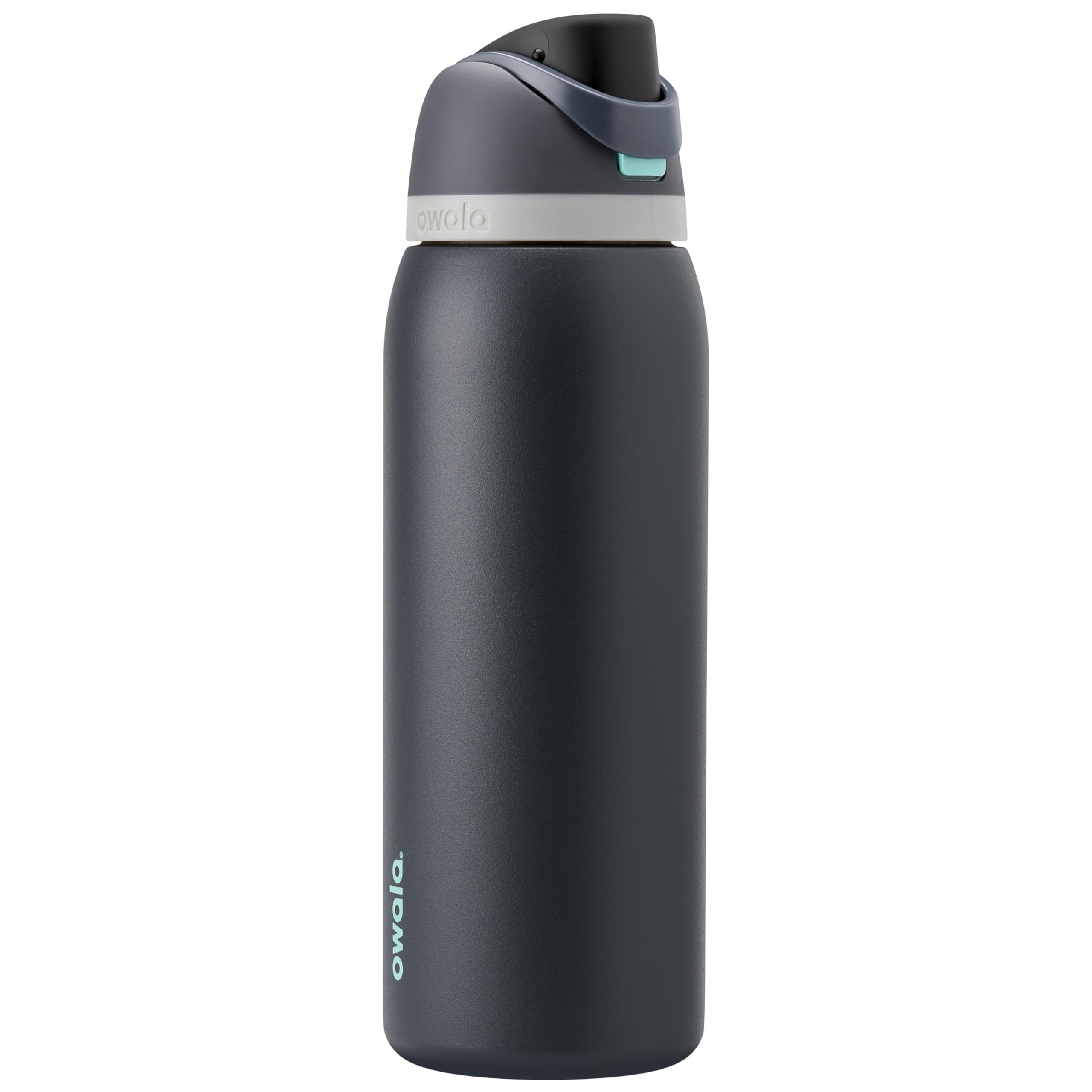 Owala FreeSip Stainless Steel Water Bottle 24 oz Very, Very Dark